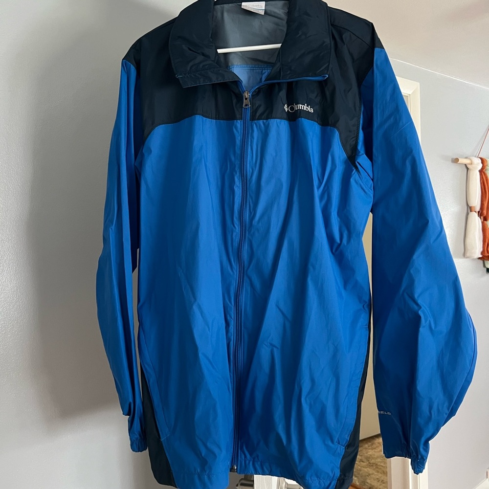 Large Tall Columbia windbreaker Omnishield